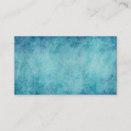 青い水彩画のターコイズの紙の背景 名刺