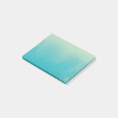青い水彩画の抽象芸術の後it®ノート4x3 ポストイット (アングル)
