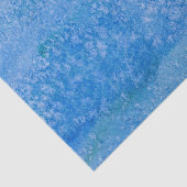 青い水彩画の背景 薄葉紙 (詳細)