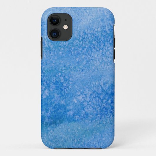 青い水彩画の背景 Case-Mate iPhoneケース (裏面)