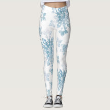 青い水彩画の雪片