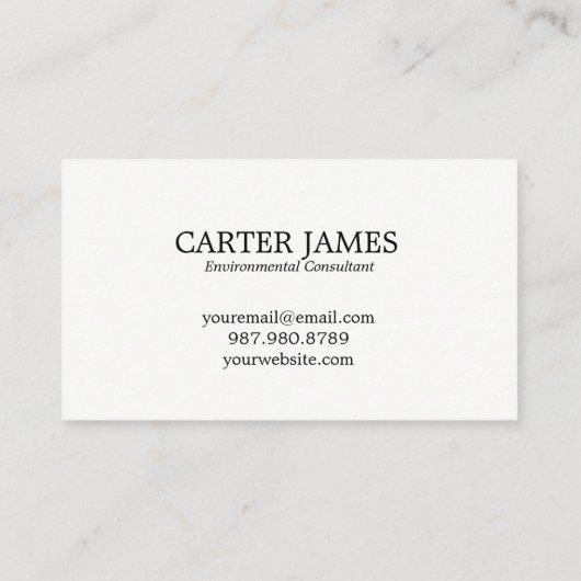 青い水彩画は名刺を振ります 名刺 (裏面)