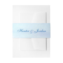 "青い水彩画"のパーソナライズな腹バンド