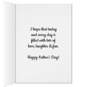 青い水彩色がお父さんの日のおじいさん (内側 (右))