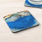 青い水晶 コースター (左側)