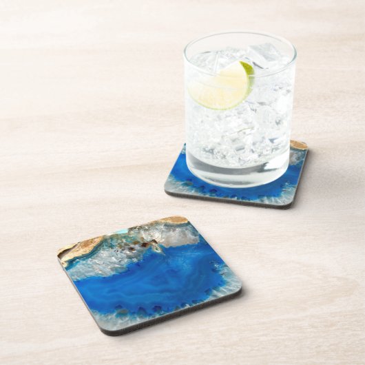 青い水晶 コースター (右側)