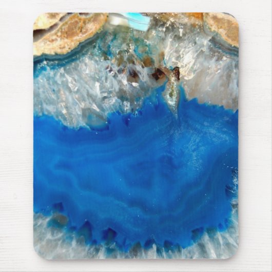 青い水晶 マウスパッド (正面)