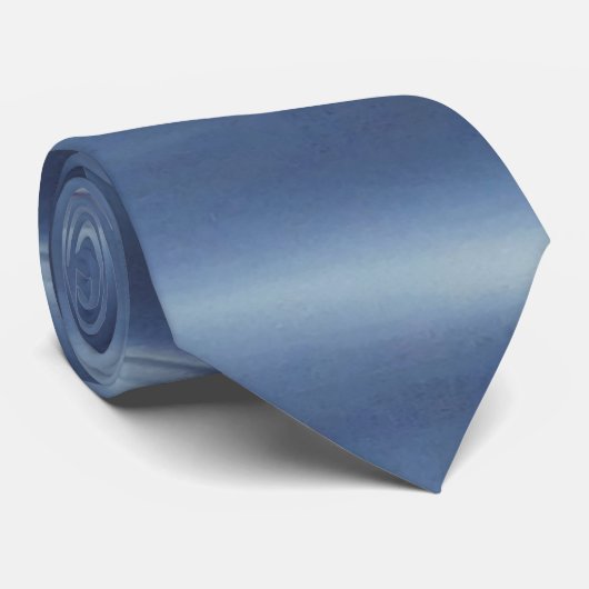 青い水模様 ネクタイ (ロール)