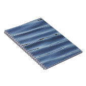 青い水模様 ノートブック (右側)