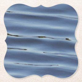 青い水模様 ペーパーコースター