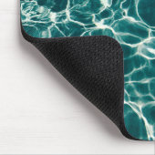 青い水模様 マウスパッド (コーナー)