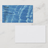 青い水模様 名刺 (正面/裏面)