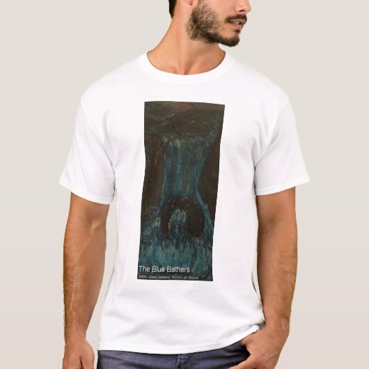 青い水浴者たち Tシャツ (正面)
