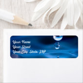 青い水滴 ラベル (インサイチュ)