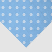 青い水玉模様のティッシュペーパー2 薄葉紙 (詳細)