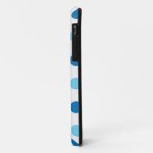青い水玉模様パターン Case-Mate iPhoneケース (裏面/左)