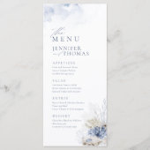 青い水色のサンゴ&シーシェルビーチ結婚式 メニュー (正面)