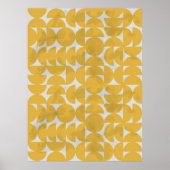 青い水色のストライプ背景。クリエイティブ線 ポスター (正面)