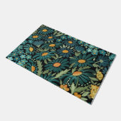 青い水色のデイジー ドアマット (アングル)