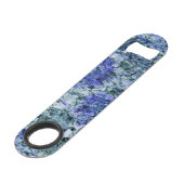 青い水色のデジタルアート抽象芸術背景 スピード栓抜き (正面アングル)