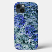青い水色のデジタルアート抽象芸術背景 Case-Mate iPhoneケース (裏面)
