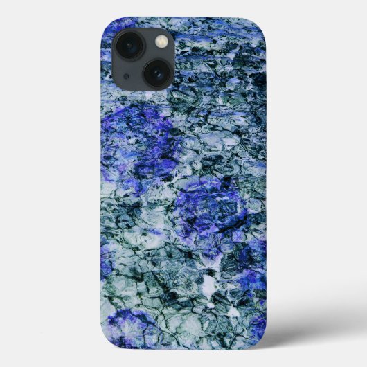 青い水色のデジタルアート抽象芸術背景 Case-Mate iPhoneケース (裏面)