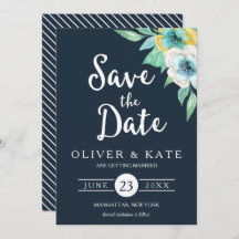 青い水色のフローラ保存日付