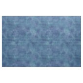 青い水色の抽象芸術雲パターン ファブリック (ファットクウォーター)