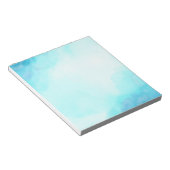 青い水色の空の背景 ノートパッド (アングル)