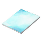 青い水色の空の背景 ノートパッド (回転)