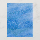 青い水色の背景 ポストカード (正面)