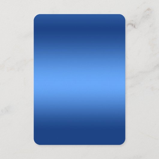 青い水色の花詳細エンクロージャカード エンクロージャーカード (裏面)