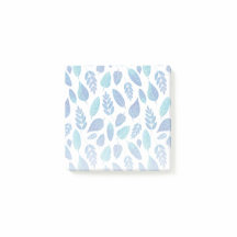 青い水色の葉パターン