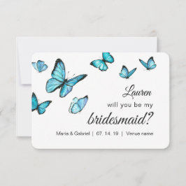 青い水色の蝶は私の花嫁になるi 招待状