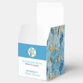 青い水色ヒトデのシーホース貝殻浴爆弾 フェイバーボックス (オープン)