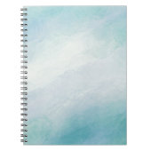 青い水色 ノートブック (正面)
