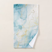 青い水色 バスタオルセット (ハンドタオル)