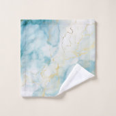 青い水色 バスタオルセット (ウォッシュタオル)