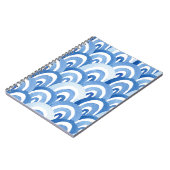 青い水色：抽象芸術海 ノートブック (左側)