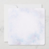 青い水色 |最初のコミュニティの招待 招待状 (裏面)