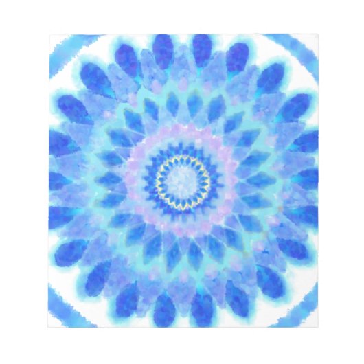 青い水車 ノートパッド (正面)