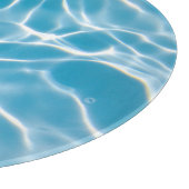 青い水面、自然抽象芸術 カッティングボード (角)