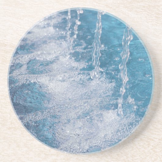 青い水 コースター (正面)