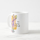 青い水 コーヒーマグカップ (正面左)