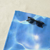 青い水 ビーチタオル (インサイチュ)