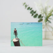 青い水 ポストカード (スタンド正面)