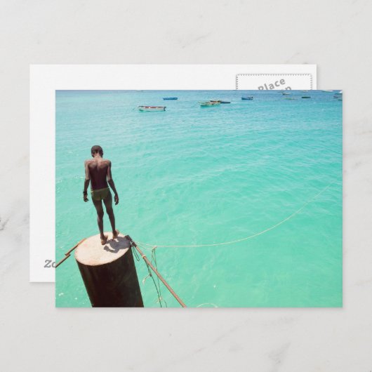 青い水 ポストカード (正面/裏面)