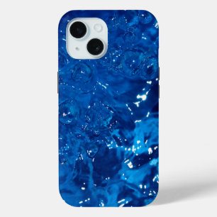 青い水 iPhone 15ケース