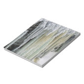 青い氷と地面の水オフ走；タフカメノン ノートパッド (回転)