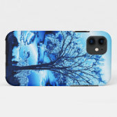 青い氷の木 Case-Mate iPhoneケース (裏面(横))